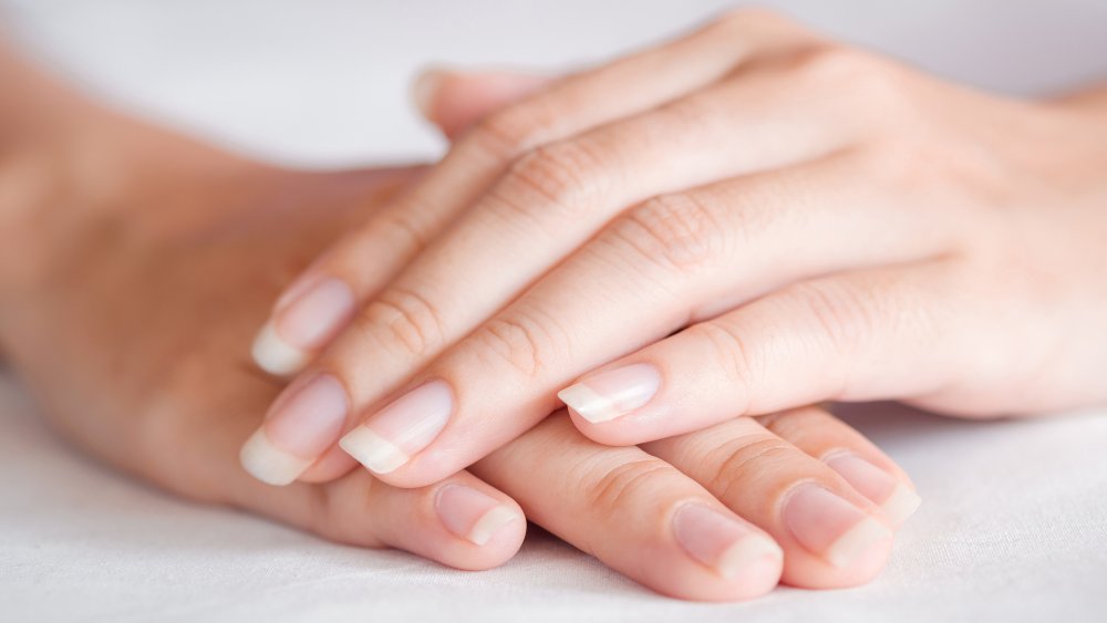 closeup of nails