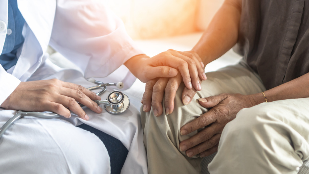 Doctor and patient discussing rare disease