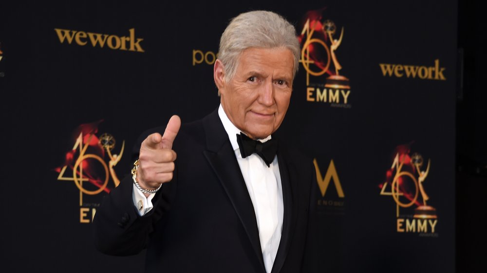 Closeup of Alex Trebek