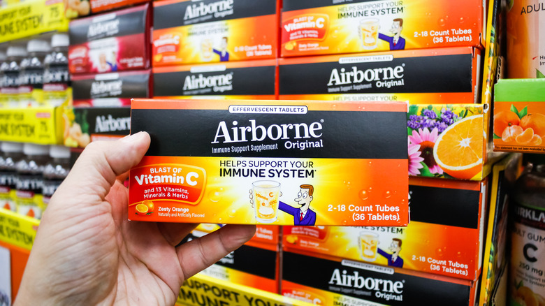 package of Airborne supplements