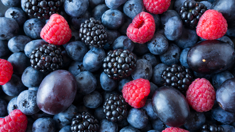 different kinds of berries