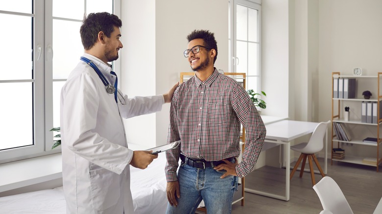 Man seeing doctor