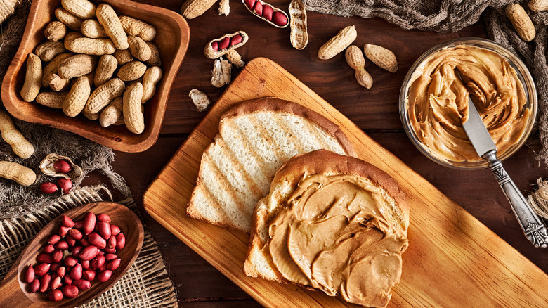 Peanuts and peanut butter