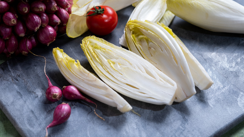 endives on table