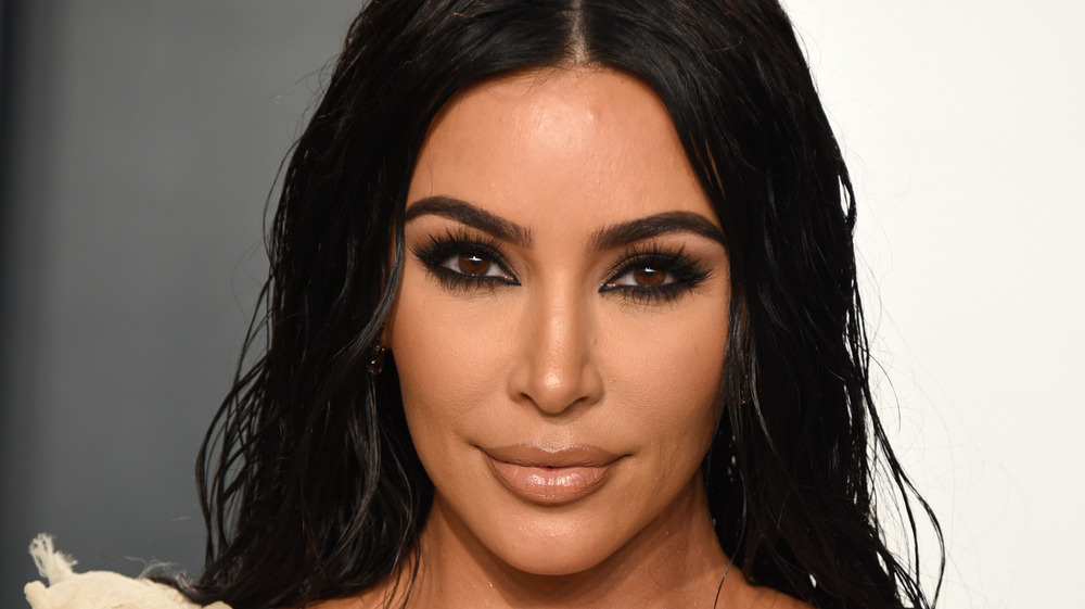 close up of Kim Kardashian 