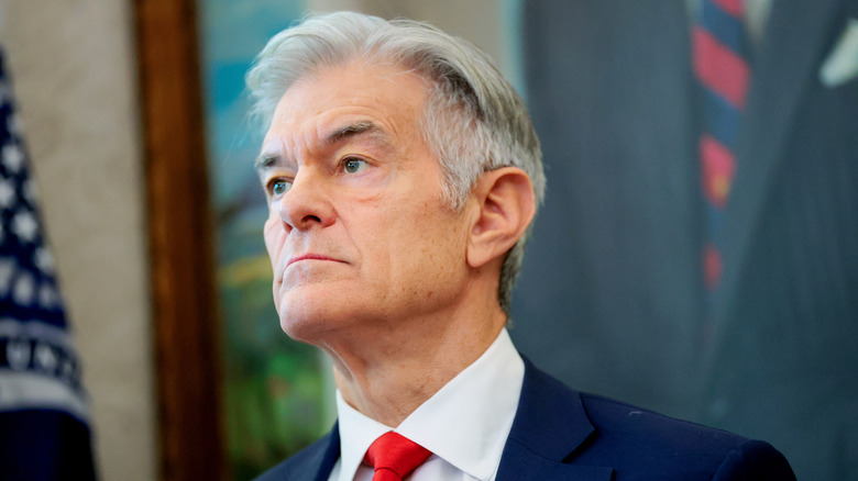 Dr. Mehmet Oz looking into the distance