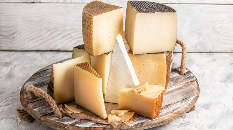 Cheese spread on plate