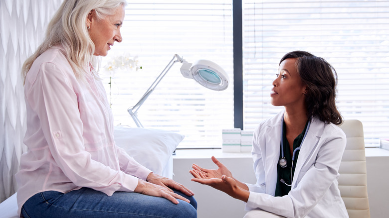 woman at doctor's appointment