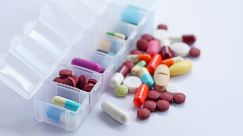 assortment of pills