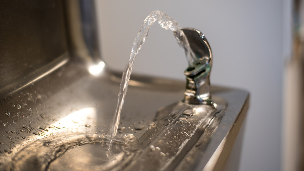 public water fountain