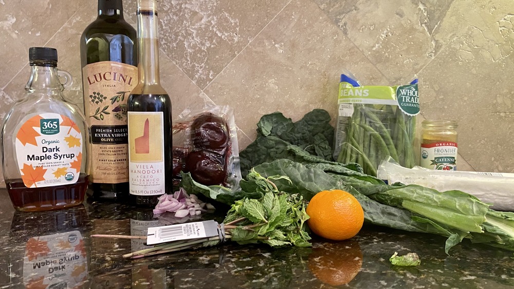 ingredients for kale salad