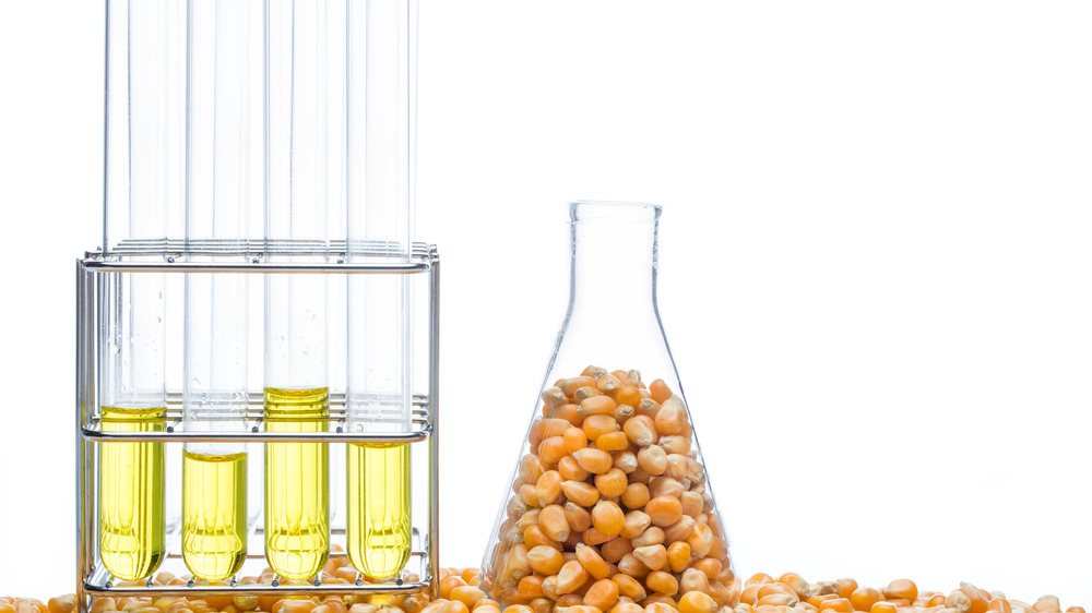 popcorn with test tube
