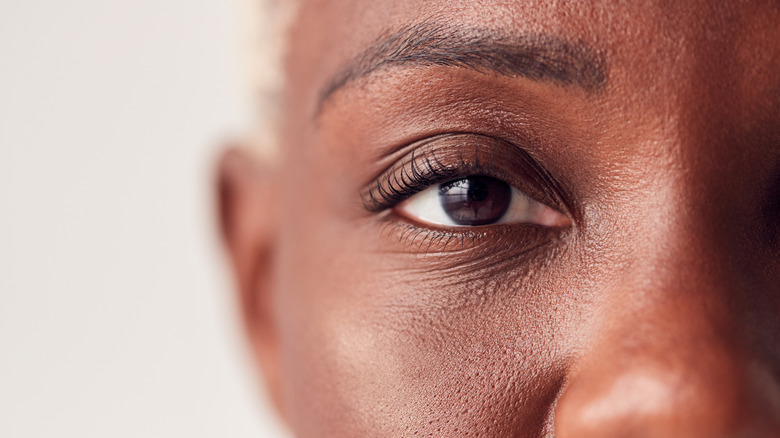 Close-up of woman's eye