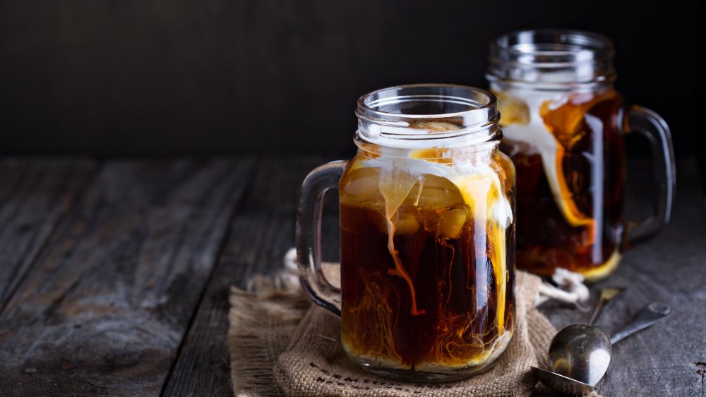 coffee with coconut cream