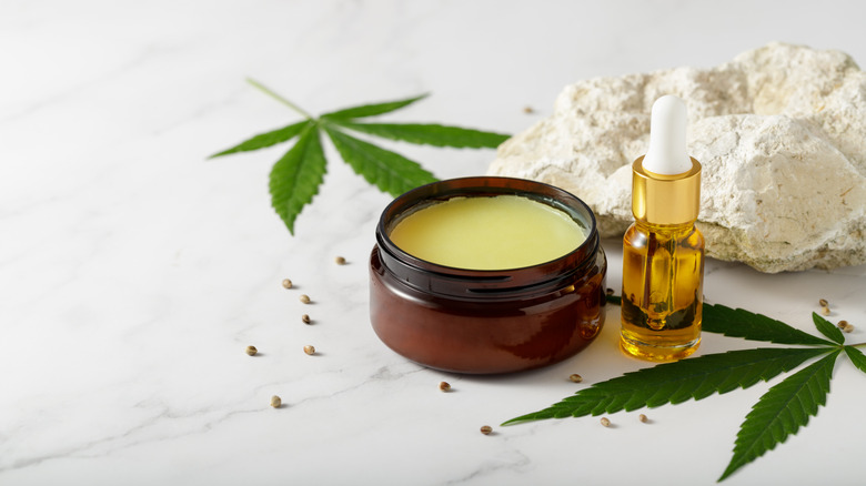 CBD oil and salve