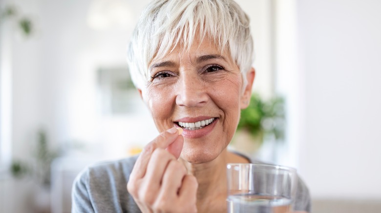 drinking water with supplements