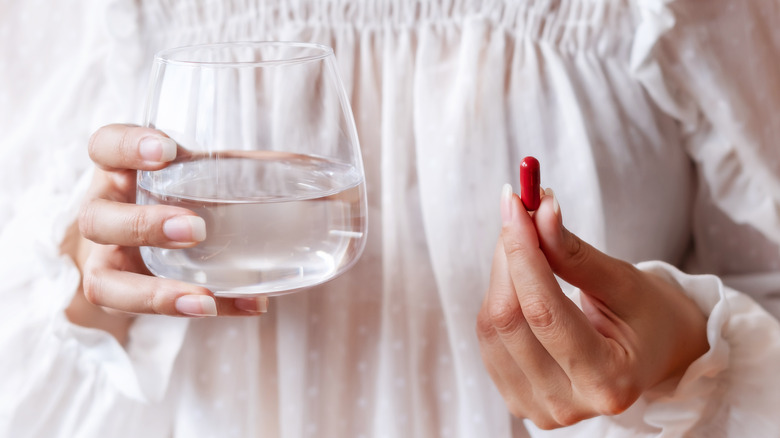 iron supplementation with water
