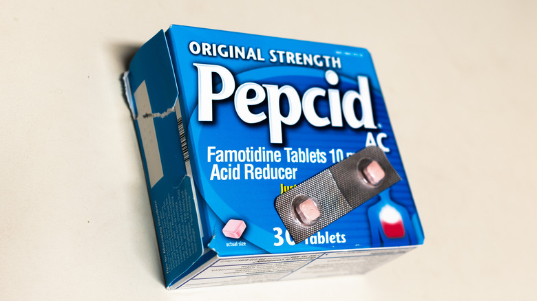 packet of Pepcid pills