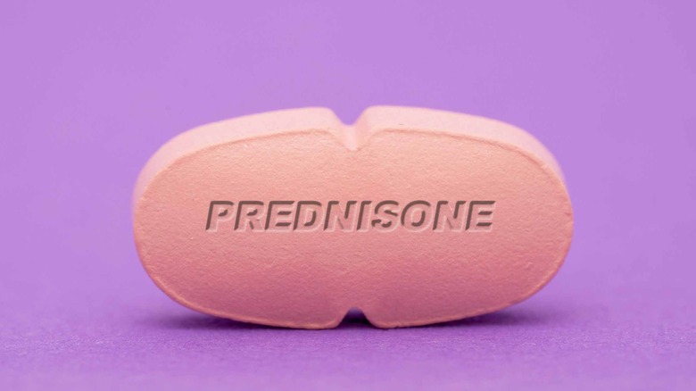 A Prednisone tablet