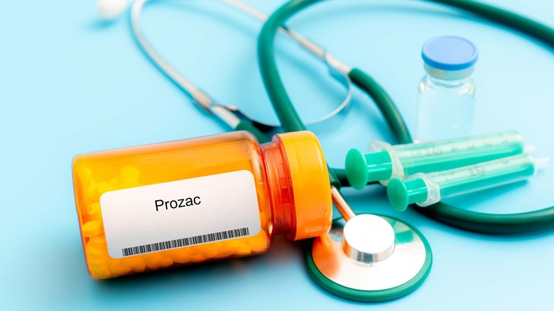 Prozac medicine bottle