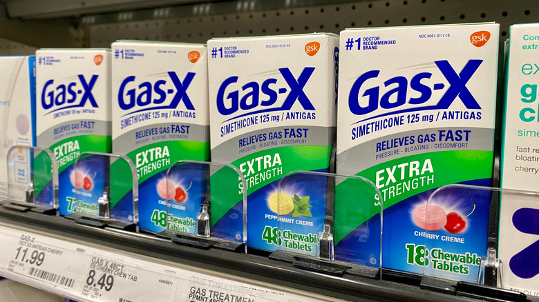 packets of GasX pills