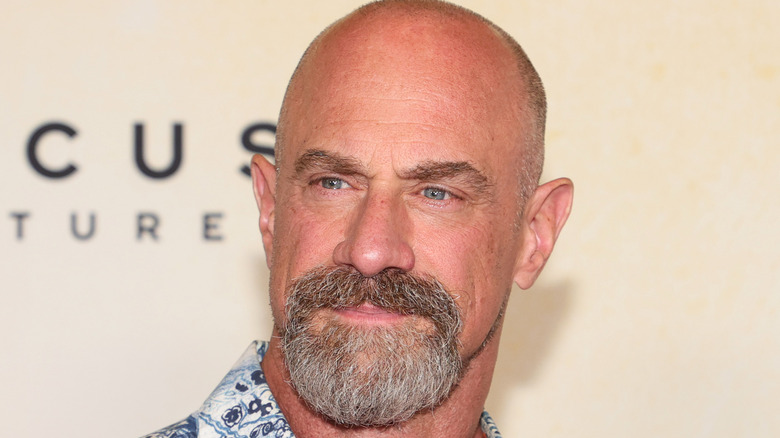 close up of actor Christopher Meloni 