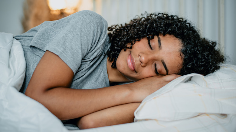 Woman sleeping