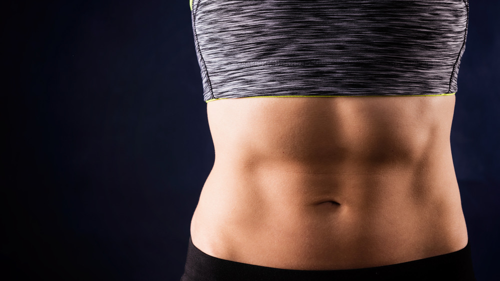Woman's abs