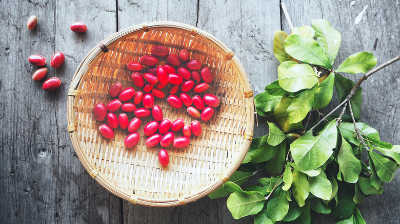 Miracle fruit in basket