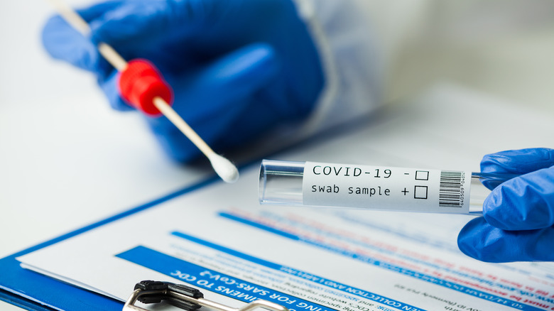 COVID-19 swab sample