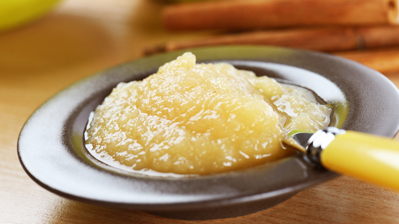 Bowl of applesauce