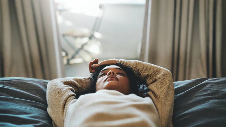 Woman sleeping