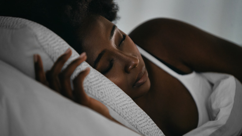 Woman sleeping