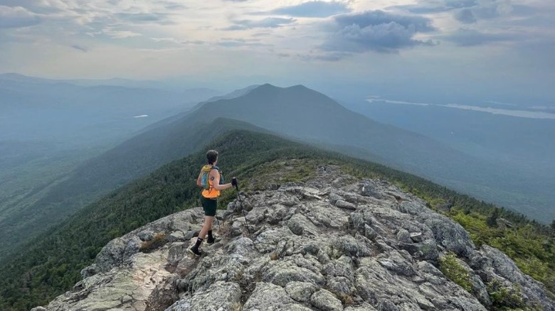 Scott Jurek climbing
