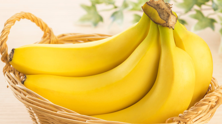 bananas in basket