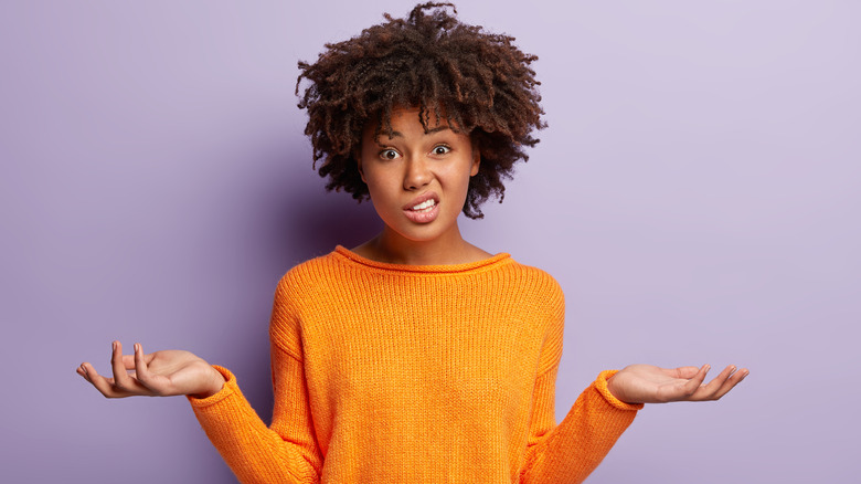 confused woman