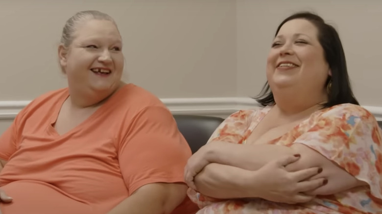 Vannessa Cross smiles at friend