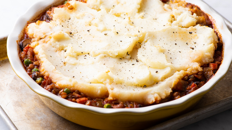 vegan lentil shepherd's pie 