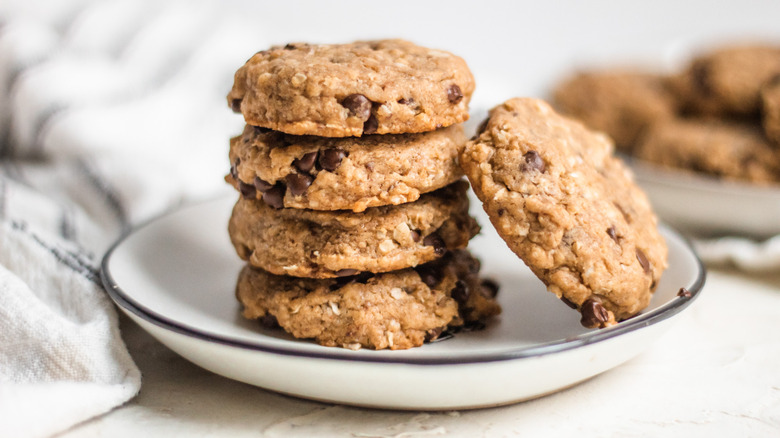 cookies on plate 