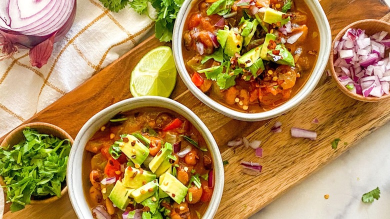 vegan pumpkin chili