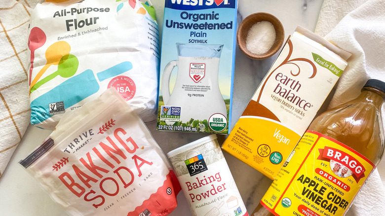 ingredients on counter 