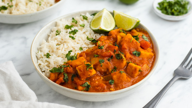 tikka masala with rice