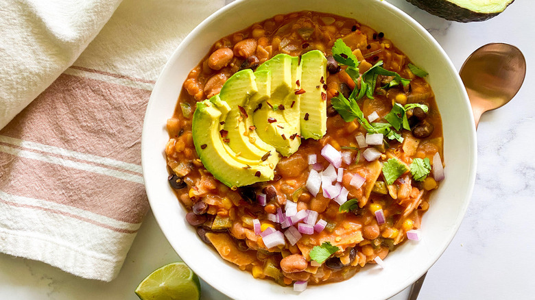 soup in bowl 