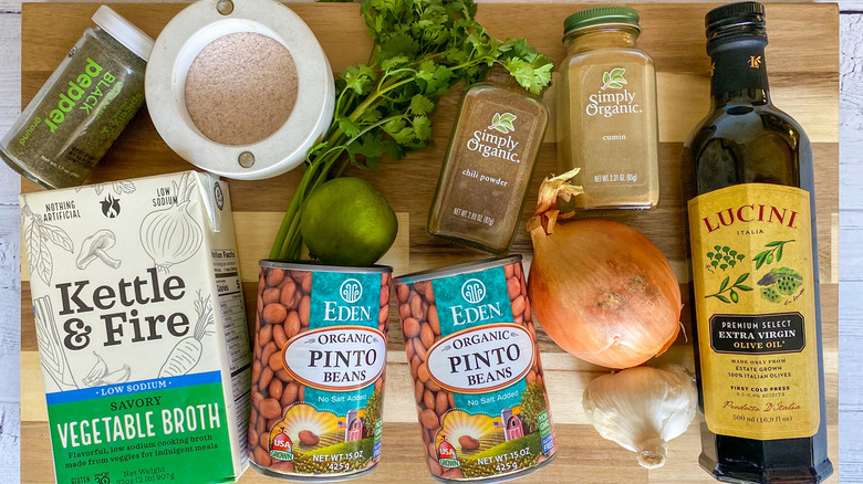 vegetarian refried beans ingredients