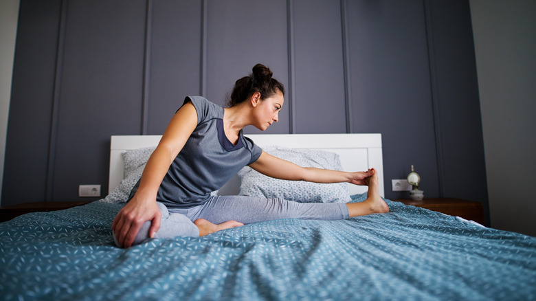 Yoga before sleep