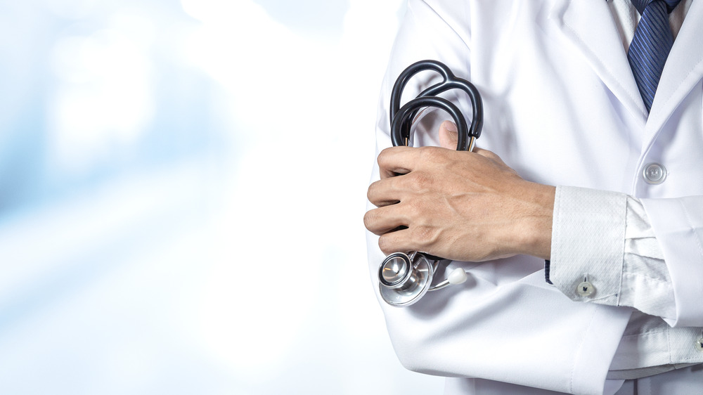 doctor holding a stethoscope