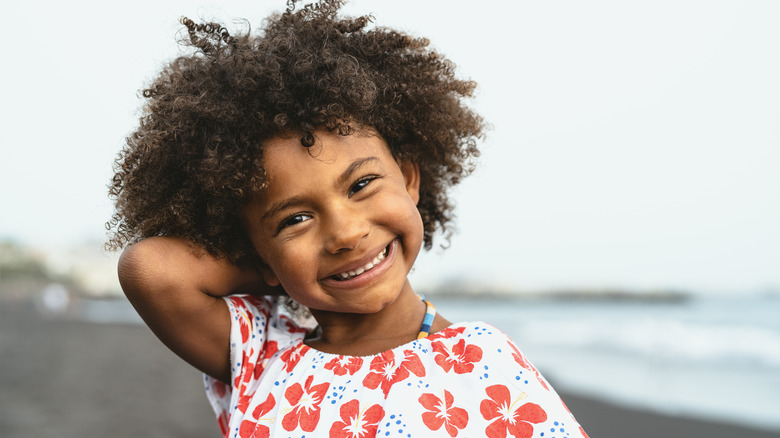 Child at the beach