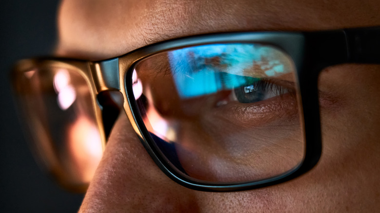 Man wearing glasses