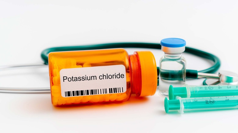 Potassium chloride pills