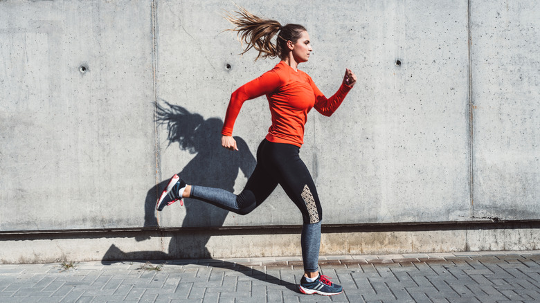 Woman running